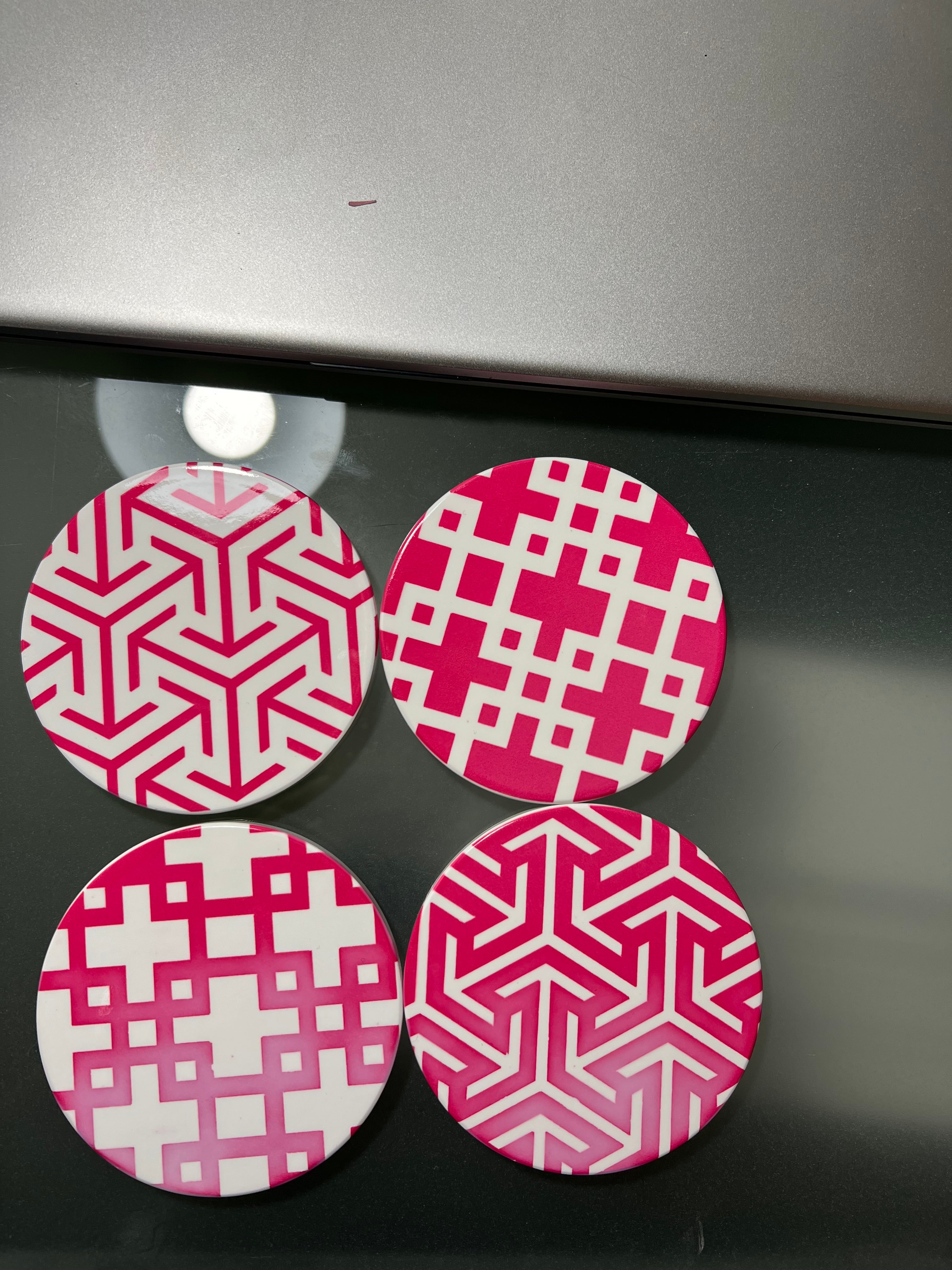 Drink Coasters: Geometric Shapes (Set of 4) | Keep Dazzling